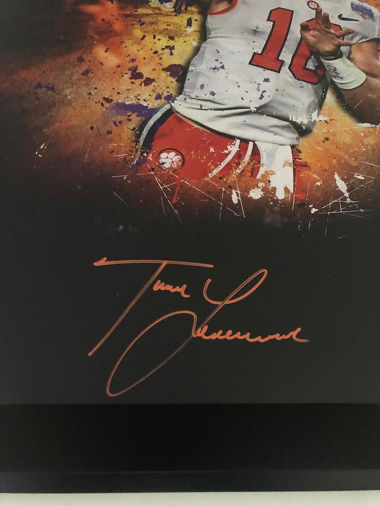 TREVOR LAWRENCE Autographed Clemson "In Focus" 20 x 24 Photograph