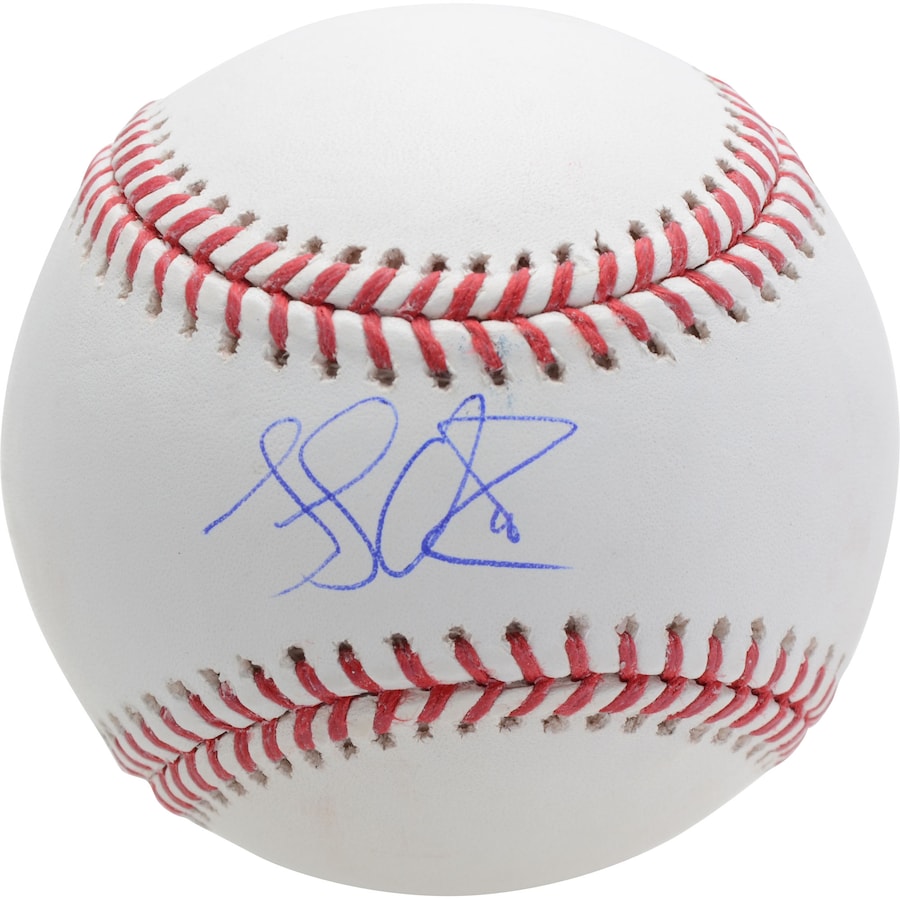Nolan Ryan Texas Rangers Autographed Black Leather Baseball Fanatics Authentic Certified Autographed Baseballs