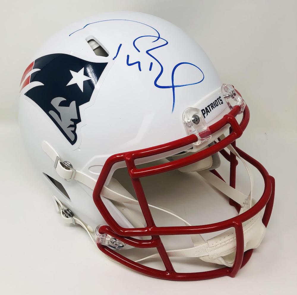 Download TOM BRADY Autographed Patriots White Matte Authentic Speed ...