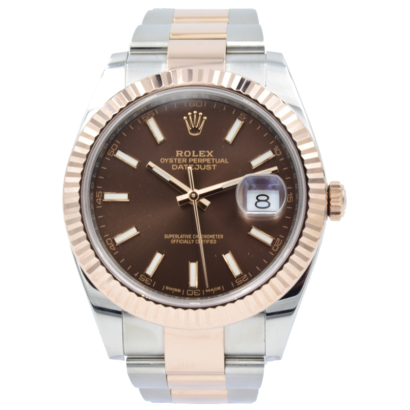 datejust chocolate face